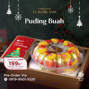 Puding Buah Arungi Rasa – puding buah segar untuk hampers Natal