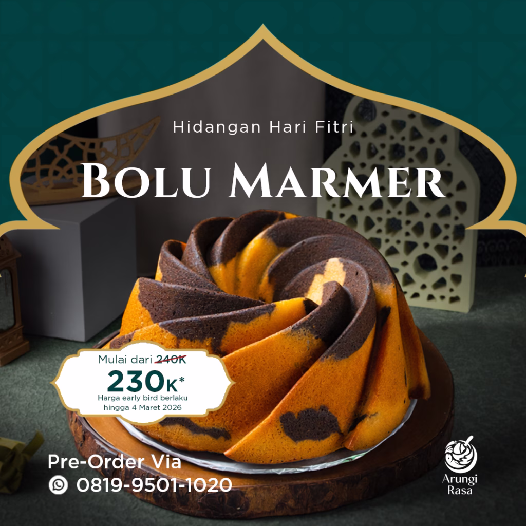 Bolu Marmer untuk Hampers Ramadhan