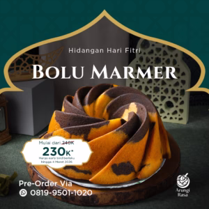Bolu Marmer untuk Hampers Ramadhan