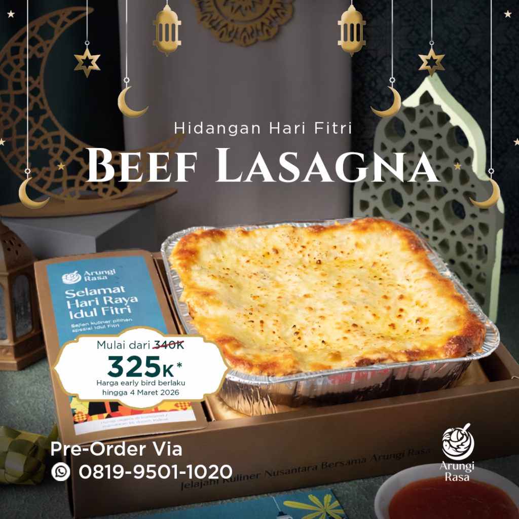 Hampers Ramadhan Beef Lasagna accept delivery Jakarta & Tangerang
