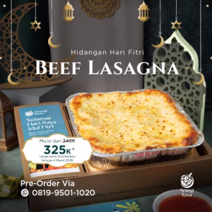 Hampers Ramadhan Beef Lasagna accept delivery Jakarta & Tangerang