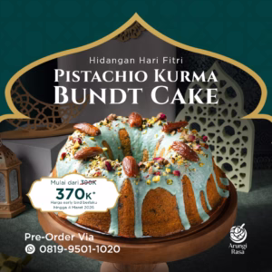 Hampers Ramadhan Pistachio Kurma Bundt Cake