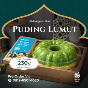 Hampers Puding Lumut yang manis dan gurih cocok untuk segala usia.